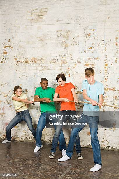 Friends Rope Pull 135 Black Boy Pulling Rope Stock Photos, High-Res Pictures, and Images ...