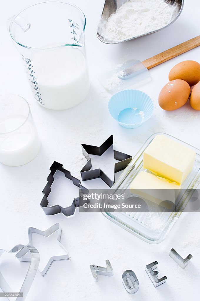 Baking equipment and ingredients