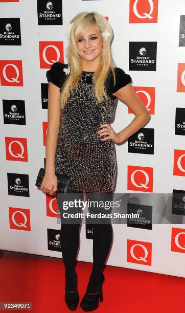 Pixie Lott attends the Q Awards at The Grosvenor House Hotel on October 26, 2009 in London, England.
