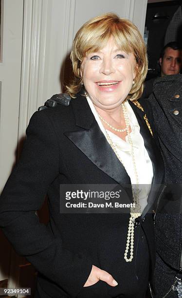Marianne Waithful arrives at The Q Awards 2009, at the Grosvenor House on October 26, 2009 in London, England.