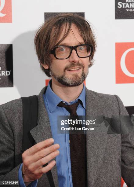 Jarvis Cocker attends the Q Awards 2009 at the Grosvenor House Hotel on October 26, 2009 in London, England.