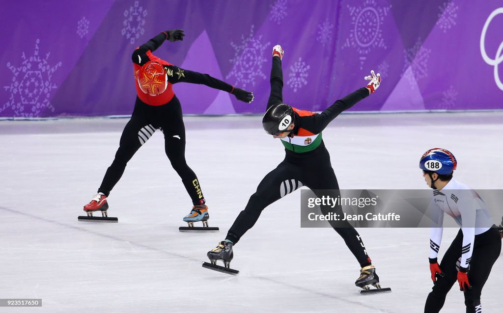 Short Track Speed Skating - Winter Olympics Day 13