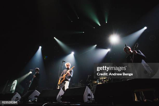 Paul Weller performs at First Direct Arena Leeds on February 23, 2018 in Leeds, England.