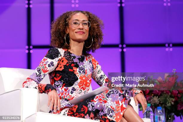 Journalist Elaine Welteroth speaks onstage at the Watermark Conference for Women 2018 at San Jose Convention Center on February 23, 2018 in San Jose,...