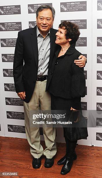 Director Ang Lee and Imelda Staunton arrive for the premiere of 'Taking Woodstock' during the Times BFI 53rd London Film Festival at the Vue West End...
