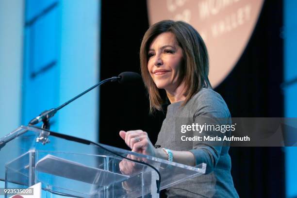 Anchor, NBC Bay Area, Jessica Aguirre speaks onstage at the Watermark Conference for Women 2018 at San Jose Convention Center on February 23, 2018 in...