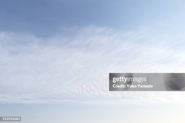cloud typologies - romantic sky at twilight - cloud typologies stock pictures, royalty-free photos & images