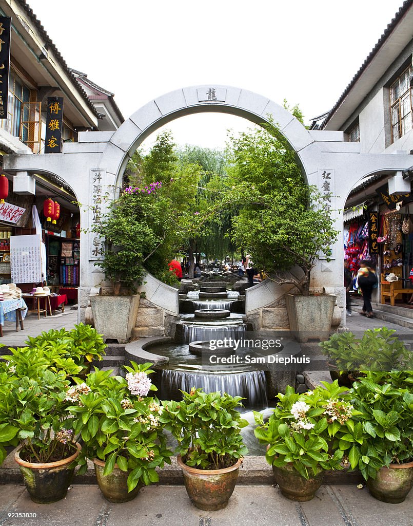 Water Fall in Old Town Dali