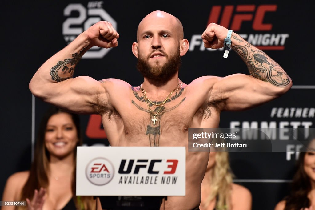 UFC Fight Night: Weigh-ins