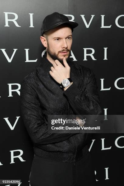 Paolo Stella attends Bulgari FW 2018 Dinner Party on February 23, 2018 in Milan, Italy.