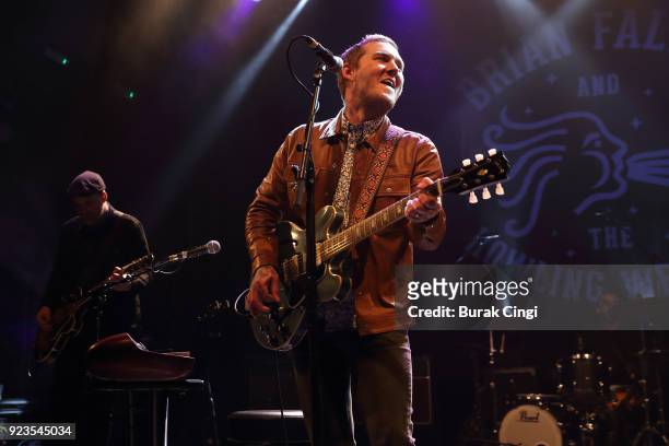 Brian Fallon performs at KOKO on February 23, 2018 in London, England.