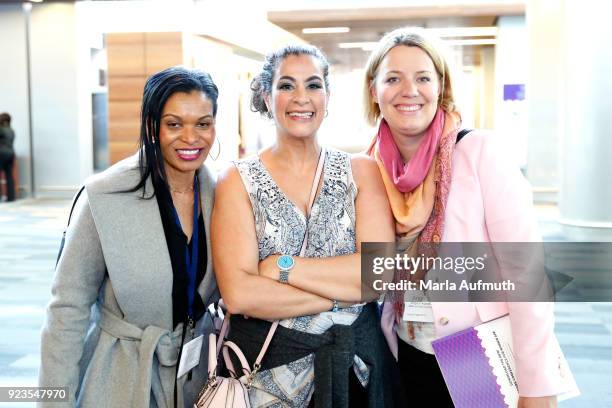 Comedian/actor/disability advocate Maysoon Zayid and guests attend the Watermark Conference for Women 2018 at San Jose Convention Center on February...
