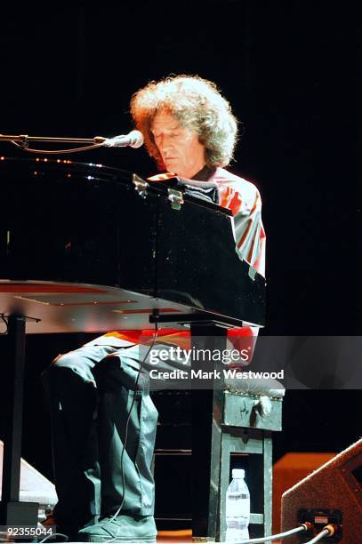 Gilbert O'Sullivan performs on stage at Royal Albert Hall on October 26, 2009 in London, England.