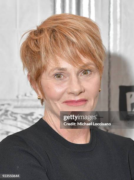 Musician Shawn Colvin visits Build Studio to discuss her new album of children's music "The Starlighter" at Build Studio on February 23, 2018 in New...