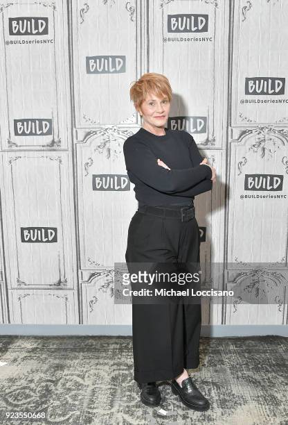 Musician Shawn Colvin visits Build Studio to discuss her new album of children's music "The Starlighter" at Build Studio on February 23, 2018 in New...