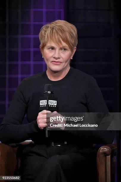 Musician Shawn Colvin visits Build Studio to discuss her new album of children's music "The Starlighter" at Build Studio on February 23, 2018 in New...