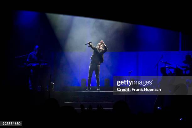Irish-American singer Michael Patrick Kelly performs live on stage during a concert at the Admiralspalast on February 23, 2018 in Berlin, Germany.