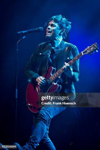 Irish-American singer Michael Patrick Kelly performs live on stage during a concert at the Admiralspalast on February 23, 2018 in Berlin, Germany.