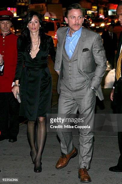 Actor Daniel Craig and Satsuki Mitchell attend the 5th Annual Worldwide Orphans Foundation Benefit Gala at Capitale on October 26, 2009 in New York...
