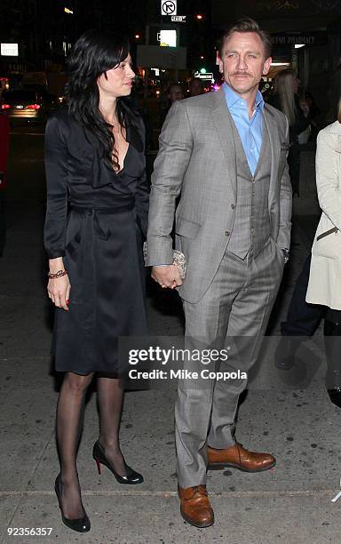 Actor Daniel Craig and Satsuki Mitchell attend the 5th Annual Worldwide Orphans Foundation Benefit Gala at Capitale on October 26, 2009 in New York...