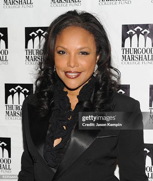 Actress Lynn Whitfield attends the Thurgood Marshall College Fund's 22nd anniversary celebration at the Sheraton New York Hotel & Towers on October...