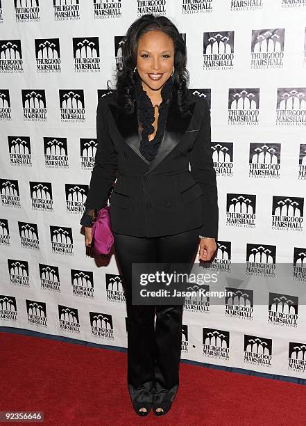 Actress Lynn Whitfield attends the Thurgood Marshall College Fund's 22nd anniversary celebration at the Sheraton New York Hotel & Towers on October...