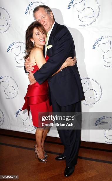 Actress Susan Lucci and husband Helmut Huber attend the 2009 Child Protection Agency's Gala at 583 Park Avenue on October 26, 2009 in New York City.