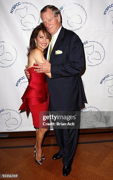 Actress Susan Lucci and husband Helmut Huber attend the 2009 Child Protection Agency's Gala at 583 Park Avenue on October 26, 2009 in New York City.