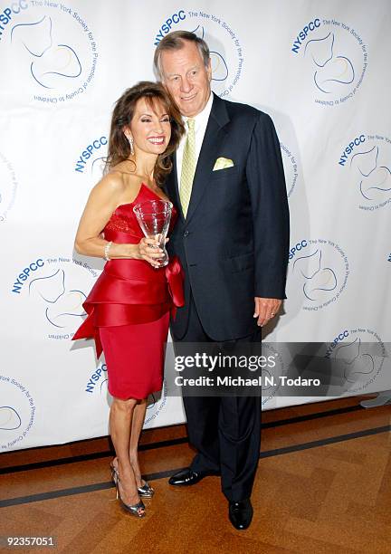 Susan Lucci and Helmut Huber attend the 2009 Child Protection Agency's Gala at 583 Park Avenue on October 26, 2009 in New York City.