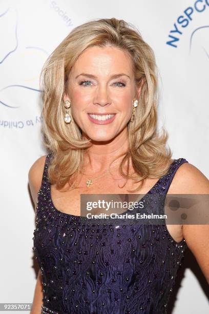 Emmy award winning broadcast journalist, Deborah Norville attends the 2009 Child Protection Agency's Gala at 583 Park Avenue on October 26, 2009 in...