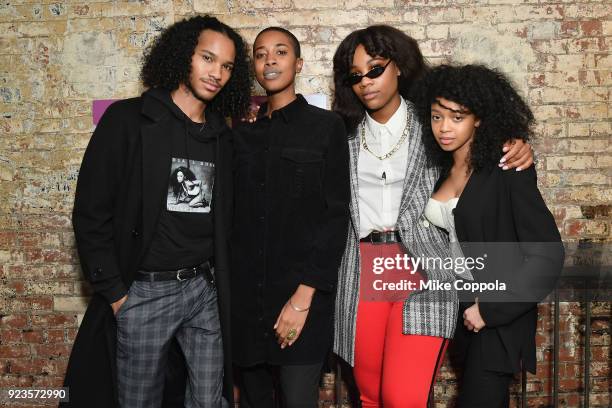 Jordun Love and Shavone Charles attend as Instagram celebrates #BlackGirlMagic and #BlackCreatives on February 23, 2018 in New York City.