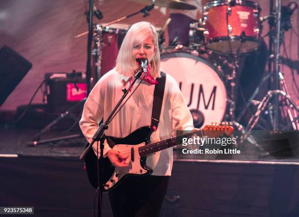 Molly Rankin of Alvvays performs at The Roundhouse on February 23, 2018 in London, England.