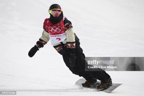 Mark McMorris of Canada competes during the Men's Big Air Final on day 15 of the PyeongChang 2018 Winter Olympic Games at Alpensia Ski Jumping Centre...