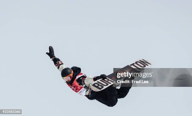 Mark McMorris of Canada competes during the Men's Big Air Final on day 15 of the PyeongChang 2018 Winter Olympic Games at Alpensia Ski Jumping Centre...