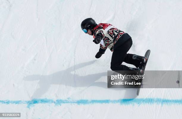 Max Parrot of Canada during the Snowboard Mens Big Air Finals at Alpensia Ski Jumping Centre on February 24, 2018 in Pyeongchang-gun, South Korea.