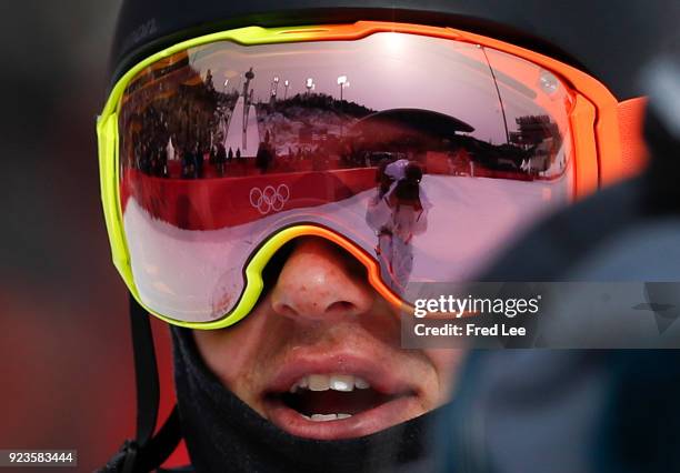 Mark McMorris of Canada competes during the Men's Big Air Final on day 15 of the PyeongChang 2018 Winter Olympic Games at Alpensia Ski Jumping Centre...