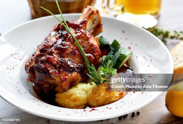 ham hock - demi glace stock pictures, royalty-free photos & images