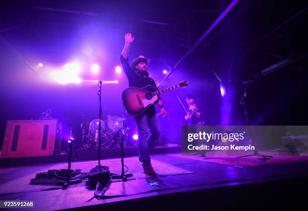 Randy Rogers of The Randy Rogers Band performs at Marathon Music Works on February 23, 2018 in Nashville, Tennessee.