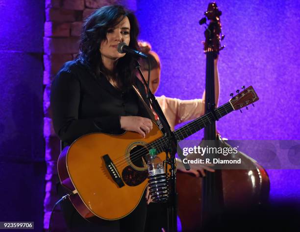 Singer/Songwriter Brandy Clark performs at City Winery on February 23, 2018 in Atlanta, Georgia.