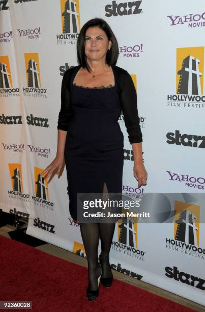 Colleen Atwood arrives at the 13th annual Hollywood Awards Gala Ceremony held at The Beverly Hilton Hotel on October 26, 2009 in Beverly Hills,...