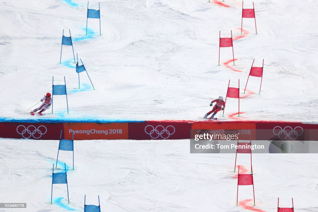 Alpine Skiing - Winter Olympics Day 15