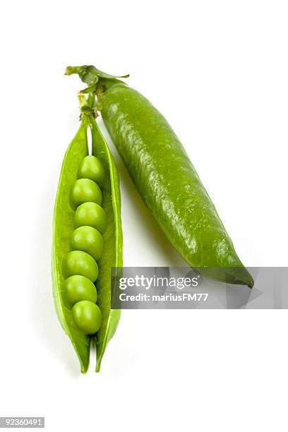 エンドウ豆 - エンドウマメの鞘 ストックフォトと画像