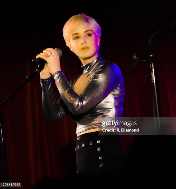 Singer/Songwriter Maggie Rose performs at City Winery on February 23, 2018 in Atlanta, Georgia.