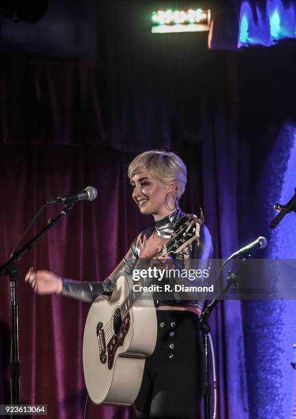 Singer/Songwriter Maggie Rose performs at City Winery on February 23, 2018 in Atlanta, Georgia.