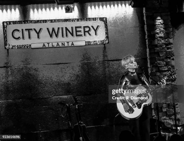 Singer/Songwriter Maggie Rose performs at City Winery on February 23, 2018 in Atlanta, Georgia.