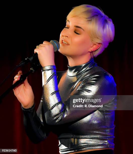 Singer/Songwriter Maggie Rose performs at City Winery on February 23, 2018 in Atlanta, Georgia.