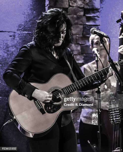 Singer/Songwriter Brandy Clark performs at City Winery on February 23, 2018 in Atlanta, Georgia.