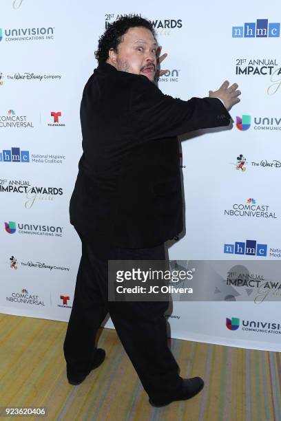 Adrian Martinez attends the 21th Annual National Hispanic Media Coalition Impact Awards Gala at Regent Beverly Wilshire Hotel on February 23, 2018 in...