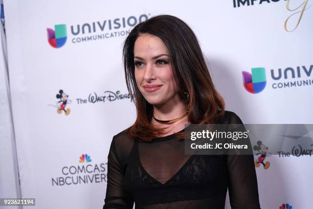 Actor Sofia Lama attends the 21st Annual National Hispanic Media Coalition Impact Awards Gala at Regent Beverly Wilshire Hotel on February 23, 2018...