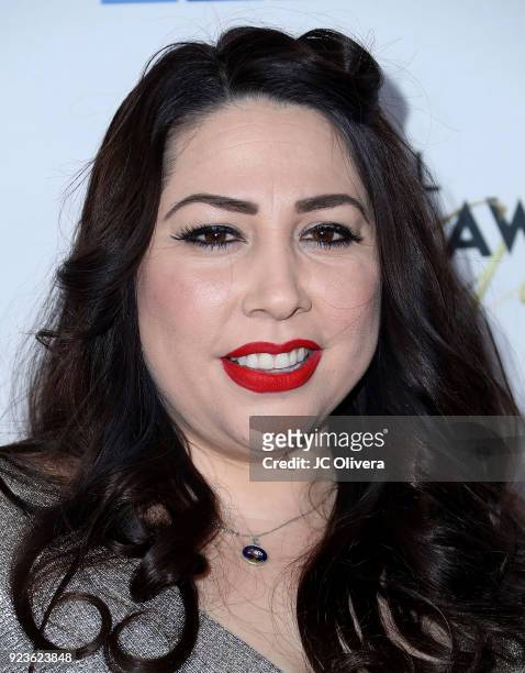 Writer/producer Natalie Sanchez attends the 21st Annual National Hispanic Media Coalition Impact Awards Gala at Regent Beverly Wilshire Hotel on...